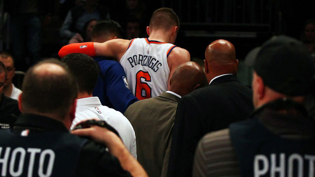 Porzingis on ankle sprain: I heal so quickly 'they call me the lizard'