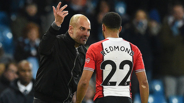 Guardiola explains Redmond diatribe: I told him 'how good a player he is'