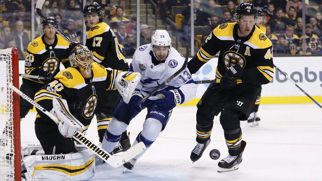 Lightning's Paquette suspended 1 game for boarding Bruins' Krug