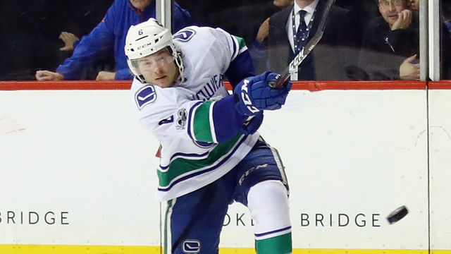 Boeser named November's Rookie of the Month