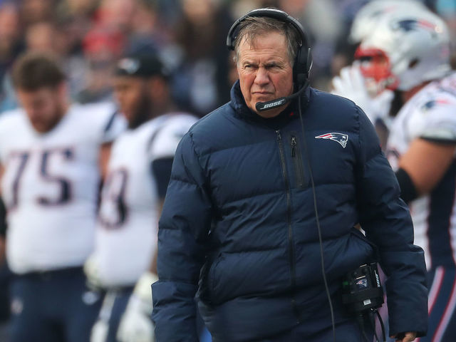 Watch: Belichick apologizes to McDermott for Gronk's hit on White