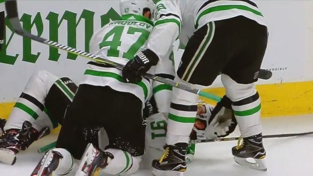 Watch: Seguin buries breakaway beauty, gets tackled by Radulov