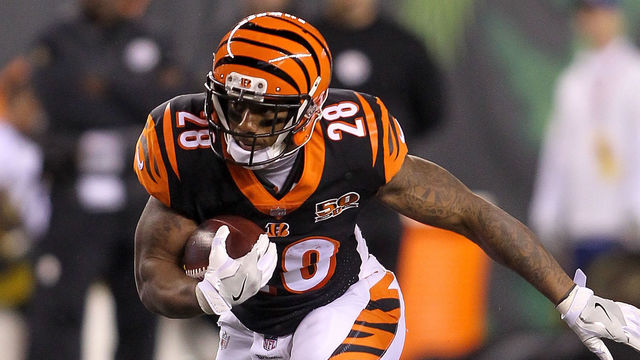 Bengals' Mixon downgraded to out vs. Vikings with concussion