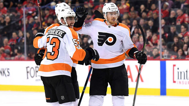 Flyers snap 10-game losing skid with win over Flames