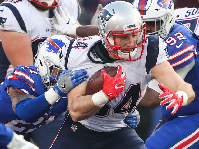 Report: Patriots' Burkhead will play vs. Jaguars despite questionable tag