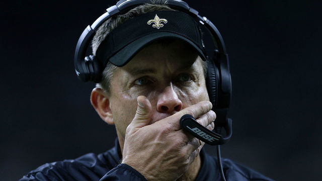 Watch: Saints' Payton seals Falcons' win with late flag for running onto field