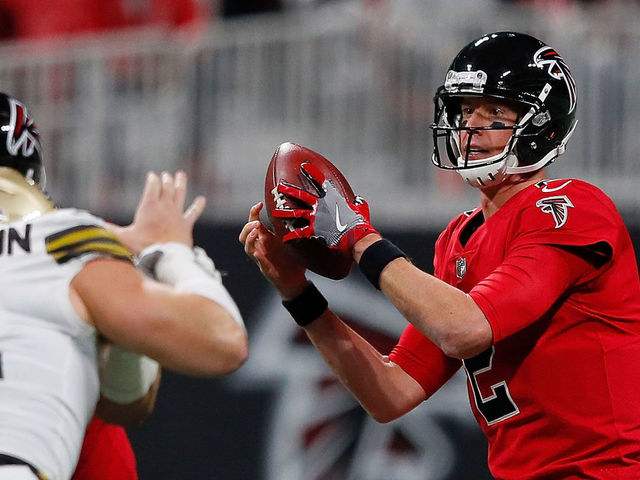 Falcons take down Saints on TNF despite Ryan's 3 interceptions