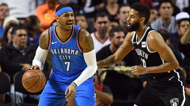 Nets overcome 16-point hole to stun Thunder in Mexico City