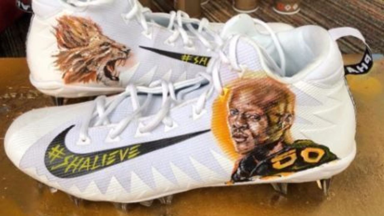 Ryan Shazier honors Steelers' legends with AFC Championship cleats