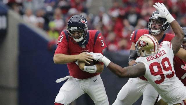 Texans' Savage out with concussion after scary reaction to hit