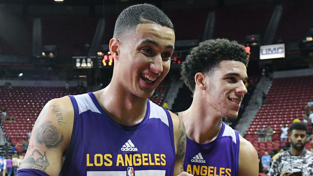 Look: Lakers' Kuzma takes playful shot at Big Baller Brand prices