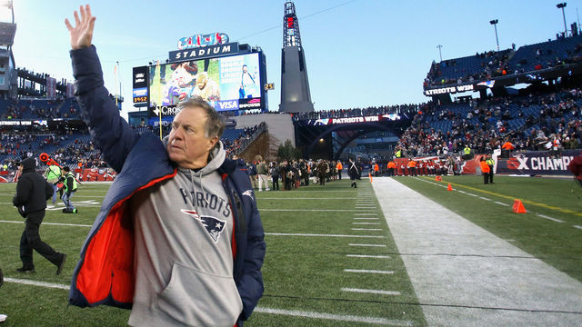 Belichick sets new NFL record with 37th playoff game as head coach