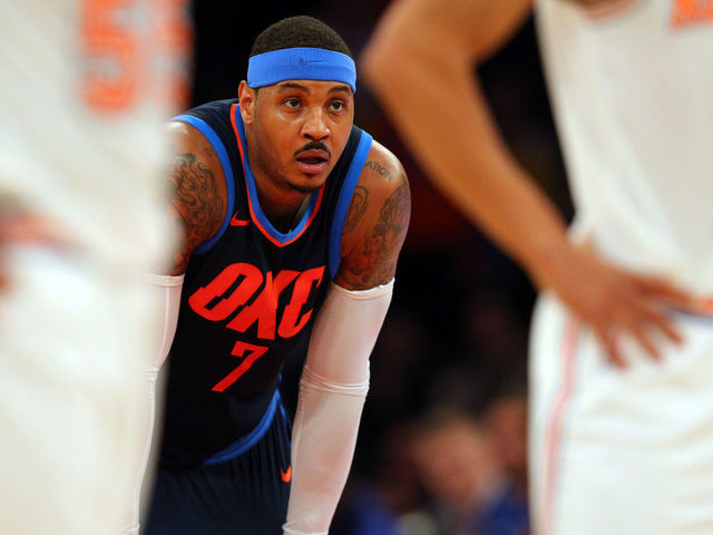 Knicks hold Melo scoreless in 2nd half of long-awaited MSG return