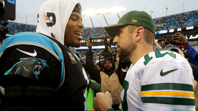 Newton throws 4 TDs, Panthers spoil Rodgers' return