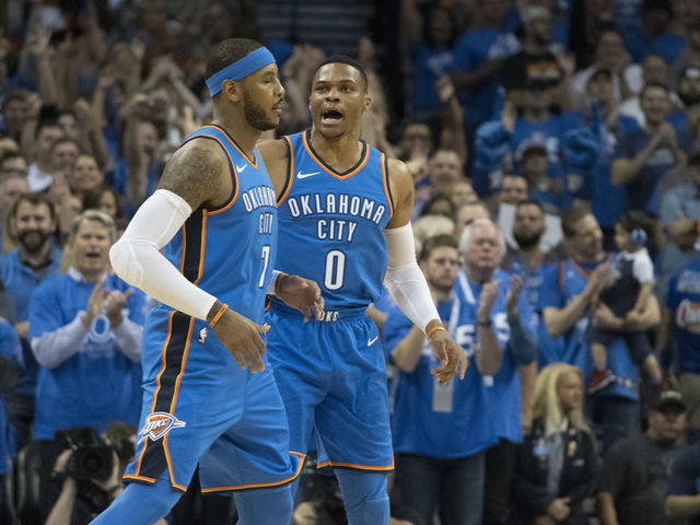 Melo accepts smaller role in win vs. Nuggets: 'I'm good with it, if we win'