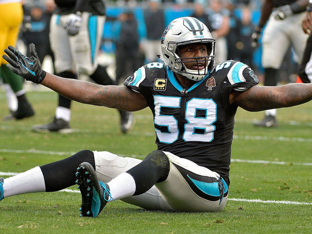 Panthers' Davis suspended 2 games for helmet hit, will appeal