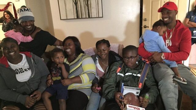 Watch: Rams' Austin, Quinn surprise family in need with furnished home