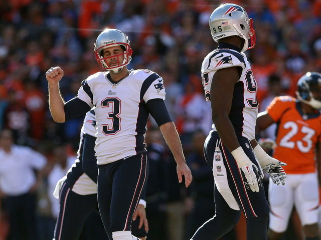 Report: Patriots' Gostkowski signs franchise tender to become highest-paid kicker