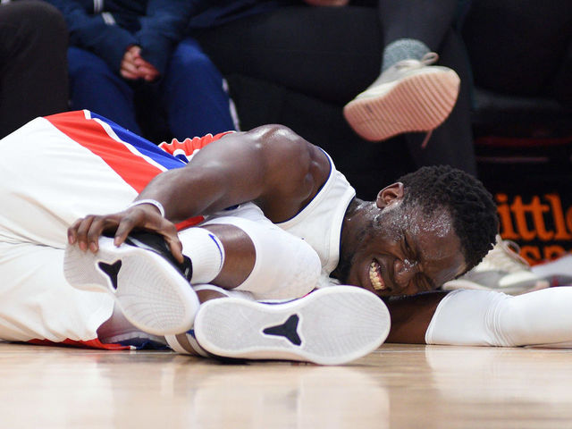 Pistons' Jackson out at least 6-8 weeks with Grade 3 ankle sprain