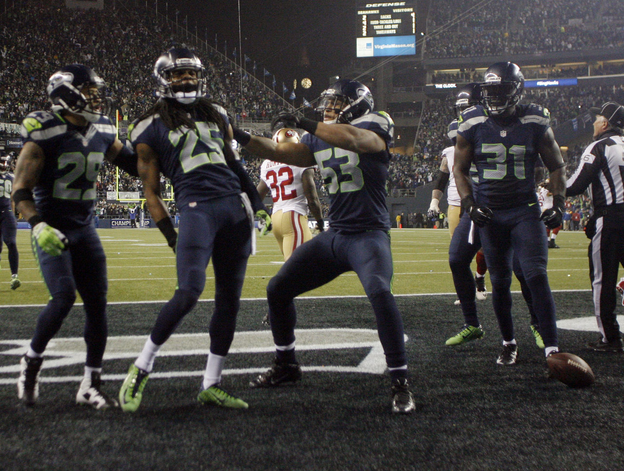 NFL playoffs: Seattle Seahawks punch Super Bowl ticket with 23-17 win over  San Francisco 49ers 