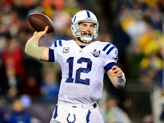 PHOTO: Andrew Luck cheers on Team USA at the World Cup; fan mistakes him for Michael Phelps
