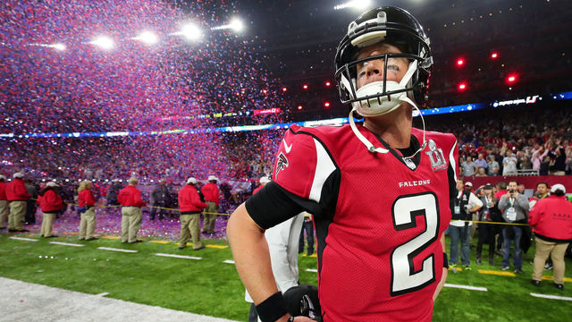 HOUSTON, TX - FEBRUARY 05: Matt Ryan #2 of the Atlanta Falcons walks off the field after losing 34-28 to the New England Patriots during Super Bowl 51 at NRG Stadium on February 5, 2017 in Houston, Texas.