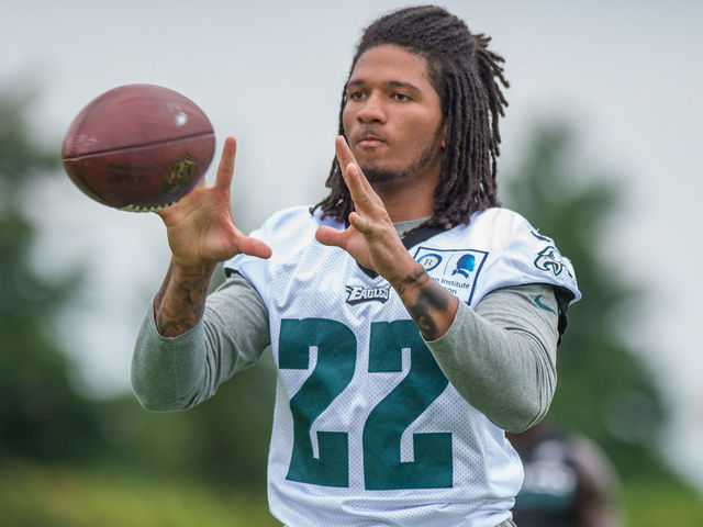 PHILADELPHIA, PA - JULY 27: Philadelphia Eagles cornerback Sidney Jones (22) during Eagles Training Camp at The Novacare Complex in Philadelphia, PA.