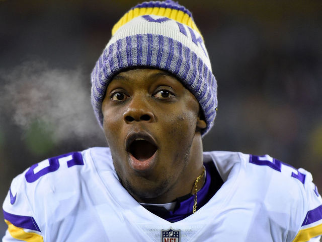 GREEN BAY, WI - DECEMBER 23: Teddy Bridgewater #5 of the Minnesota Vikings leaves the field following a game against the Green Bay Packers at Lambeau Field on December 23, 2017 in Green Bay, Wisconsin. The Vikings won the gme 16-0.