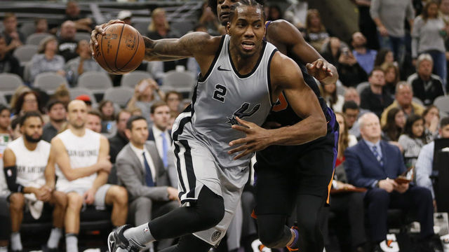 Kawhi out Sunday with shoulder strain