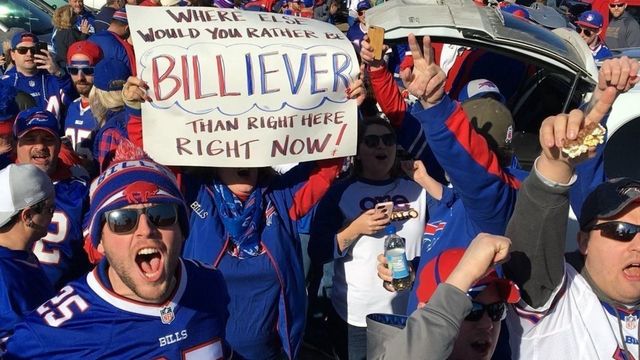 Bills Mafia out in force ahead of 1st playoff appearance since 1999