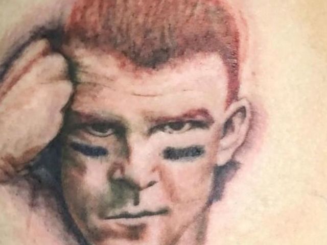 Bills fan gets Dalton tattoo on butt