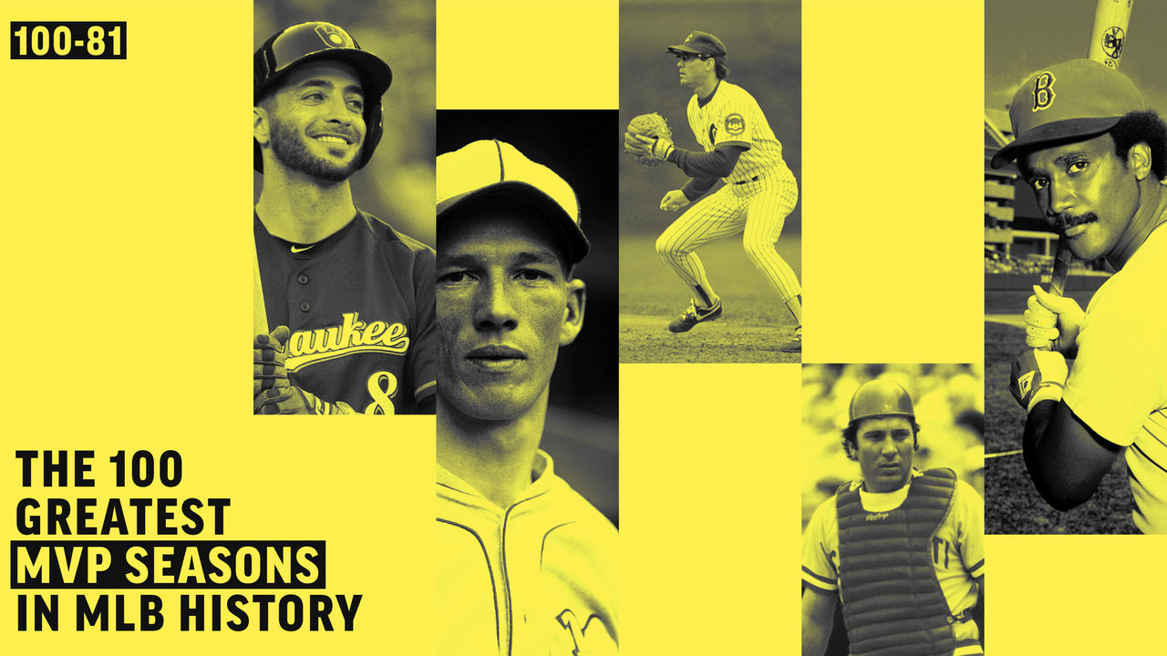 Ranking the greatest MVP seasons in baseball history: Nos. 20-1