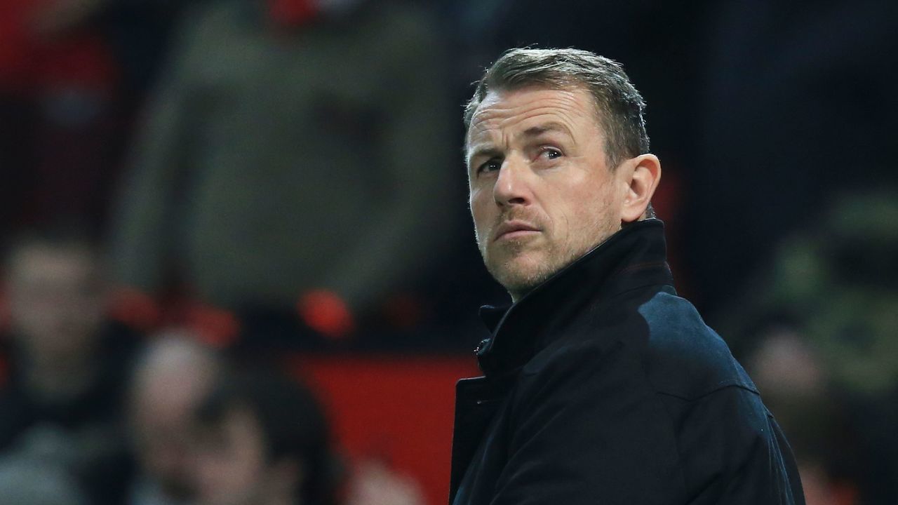 Derby County's English manager Gary Rowett is seen during the English FA Cup third round football match between Manchester United and Derby County at Old Trafford in Manchester, north west England, on January 5, 2018. / AFP PHOTO / Lindsey PARNABY /