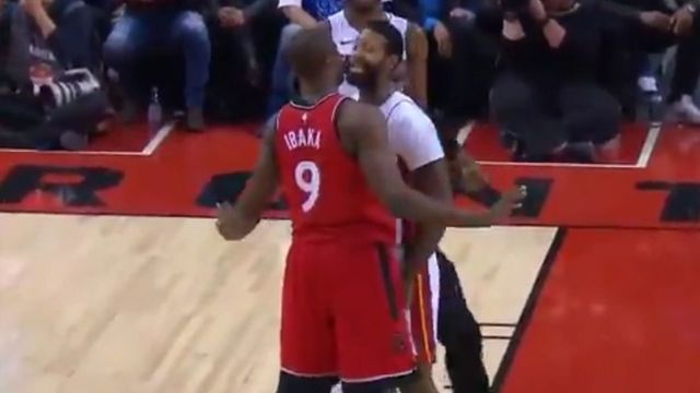 Watch: Raptors' Ibaka, Heat's Johnson ejected after exchanging blows