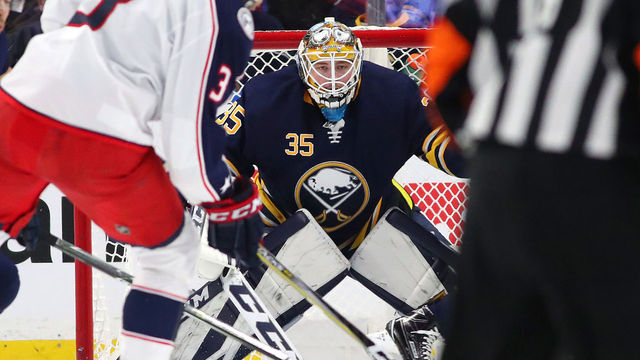 Ullmark makes career-high 44 saves to help Sabres snap losing streak