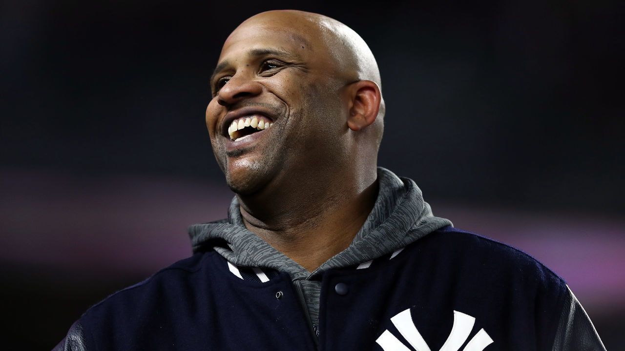 NEW YORK, NEW YORK - OCTOBER 17: CC Sabathia #52 of the New York Yankees looks on against the Houston Astros during Game Four of the American League Championship Series at Yankee Stadium on October 17, 2017 in the Bronx borough of New York City.