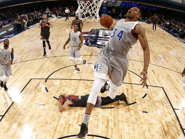 Steph wants Giannis on his All-Star team to avoid being dunked on again