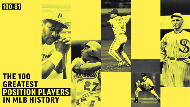 Ranking the greatest position players in baseball history: Nos. 100-81