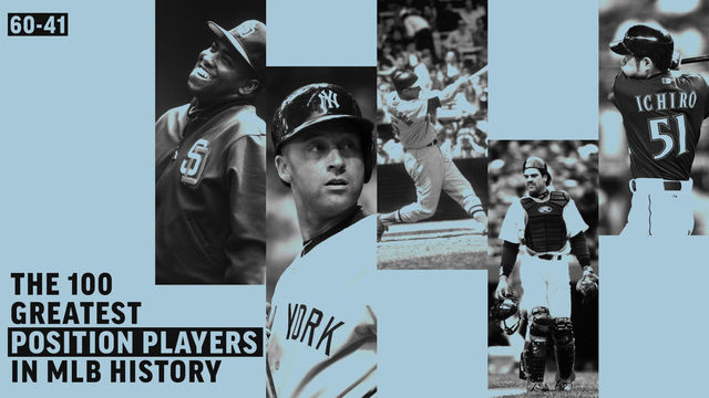 Ranking the greatest position players in baseball history: Nos. 60-41