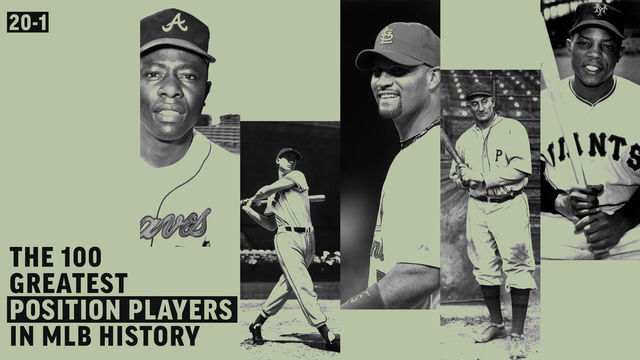 Ranking the greatest position players in baseball history: Nos. 20-1