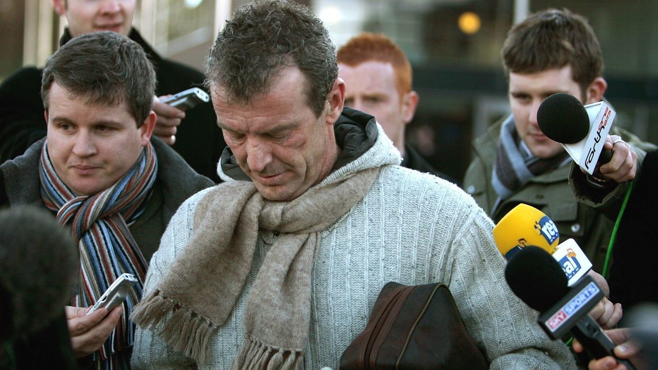 EDINBURGH, UNITED KINGDOM - FEBRUARY 08: Hearts head coach Graham Rix leaves the teams training ground on February 8, 2006 in Edinburgh, Scotland. Players at the club have said they will stand by the coach, after reports were made that club owner Vladimir Romanov had picked the team for a match against Dundee United.