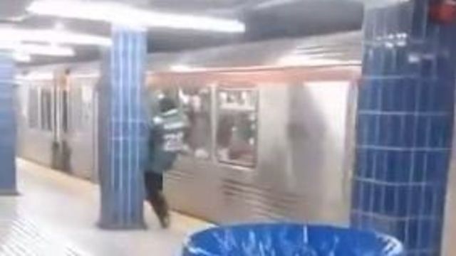 Eagles fan who ran into pole in subway says he's OK