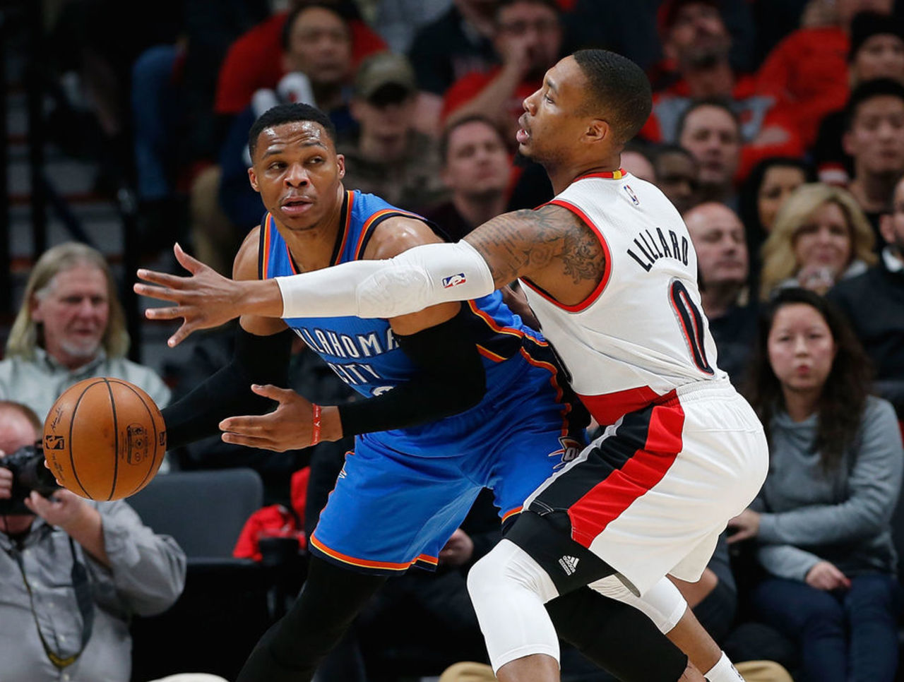 Прогноз оклахома портленд. Лиллард Оклахома. Westbrook and Lillard.