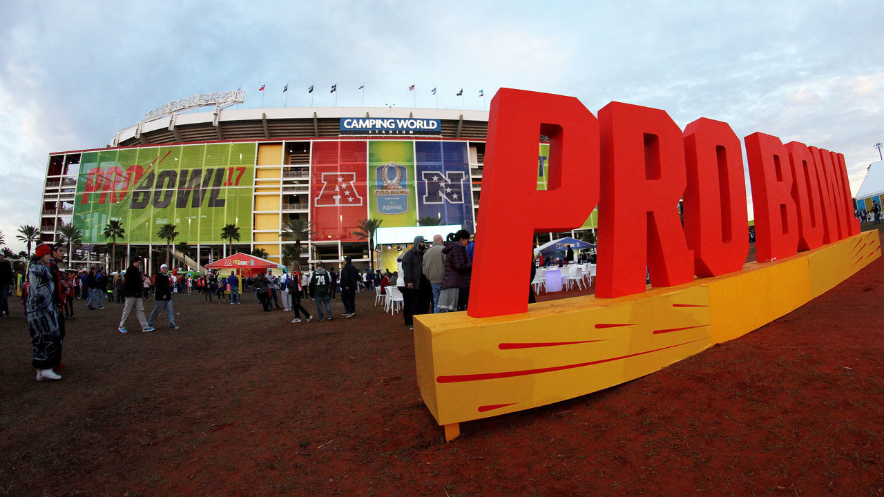 ORLANDO, FL - JANUARY 29: A general view of Camping World Stadium during the 2017 Pro Bowl at Camping World Stadium in Orlando, Florida.
