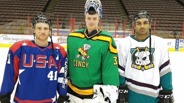 ECHL team to wear trio of 'Mighty Ducks' jerseys during game