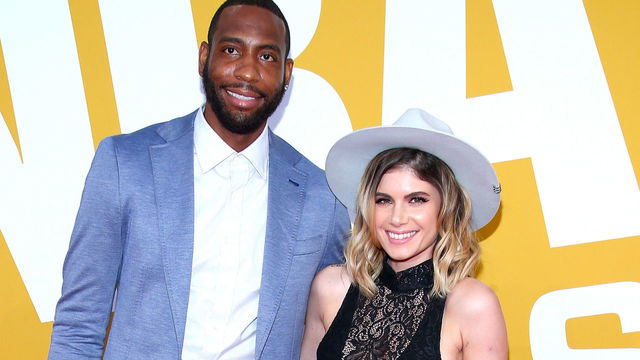 NEW YORK, NY - JUNE 26: Rasual Butler (L) and Leah LaBelle attend the 2017 NBA Awards at Basketball City - Pier 36 - South Street on June 26, 2017 in New York City.
