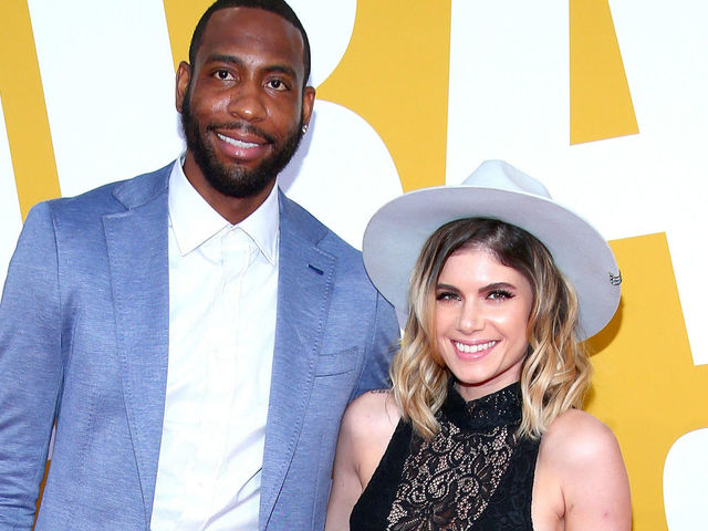 NEW YORK, NY - JUNE 26: Rasual Butler (L) and Leah LaBelle attend the 2017 NBA Awards at Basketball City - Pier 36 - South Street on June 26, 2017 in New York City.