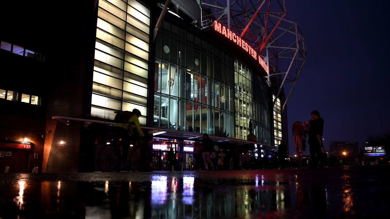 MANCHESTER, ENGLAND - JANUARY 15: A general view outside the stadium prior to the Premier League match between Manchester United and Stoke City at Old Trafford on January 15, 2018 in Manchester, England.