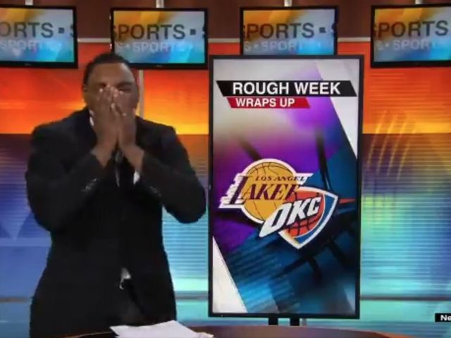 Sports anchor has incredible on-air reaction after learning Eagles won SB
