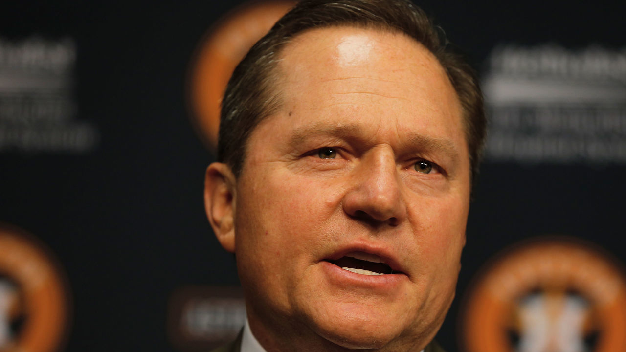 HOUSTON, TX - JUNE 19: Agent Scott Boras speaks with the media after the Houston Astros signed first overall draft pick Mark Appel to the team prior to the start of the game between the Milwaukee Brewers and the Houston Astros at Minute Maid Park on June 19, 2013 in Houston, Texas.